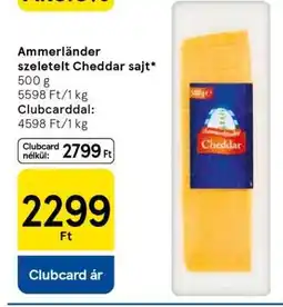Tesco Ammerländer Szeletelt Cheddar Sajt ajánlat