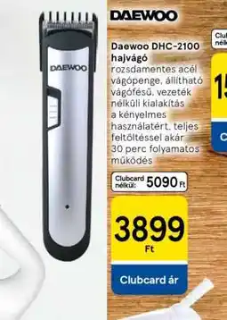 Tesco Daewoo DHC-2100 hajvágó ajánlat
