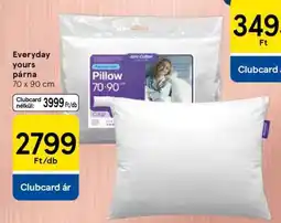 Tesco Everyday yours párna ajánlat