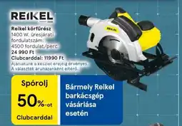 Tesco Reikel körfűrész ajánlat