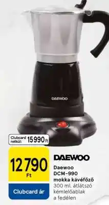 Tesco Daewoo DCM-990 mokka kávéfőző ajánlat