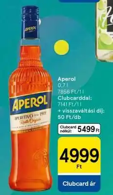 Tesco Aperol ajánlat