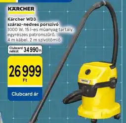 Tesco Kärcher WD3 száraz-nedves porszívó ajánlat