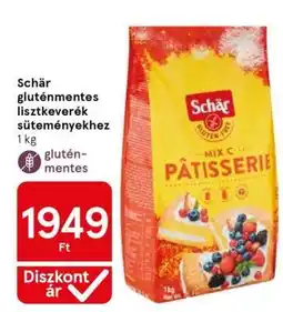 Tesco Schär gluténmentes lisztkeverék süteményekhez ajánlat
