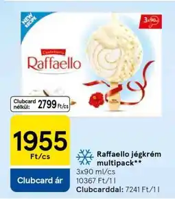 Tesco Raffaello jégkrém multipack ajánlat