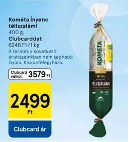 Tesco Kométa Ínyenc téliszalámi ajánlat