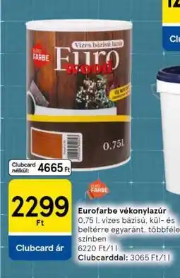Tesco Eurofarbe vékonylazúr ajánlat