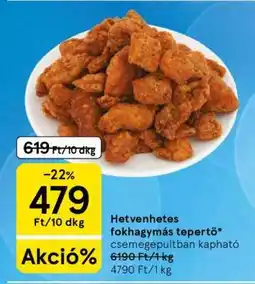 Tesco Hetvenhetes fokhagymás tepertő ajánlat