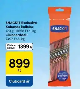 Tesco SNACK!T Exclusive Kabanos kolbász ajánlat