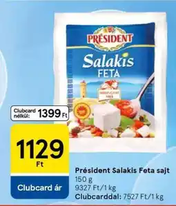 Tesco Président Salakis Feta sajt ajánlat