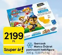 Tesco Ibercook Mancs Őrjárat panírozott hekkfigura ajánlat
