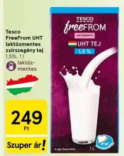 Tesco Tesco FreeFrom UHT laktózmentes zsírszegény tej ajánlat