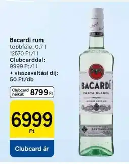 Tesco BACARDI RUM ajánlat