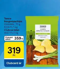 Tesco Tesco burgonyachips ajánlat