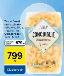 Tesco Tesco finest száraz tészta ajánlat
