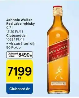 Tesco JOHNNIE WALKER Red Label Whisky ajánlat