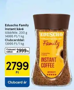 Tesco EduScho Family instant kávé ajánlat