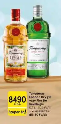 Tesco Tanqueray London Dry gin vagy Flor De Sevilla gin ajánlat
