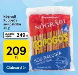 Tesco Nógrádi Ropogós Sós Pálcika ajánlat