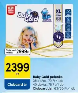 Tesco Baby Gold pelenka ajánlat