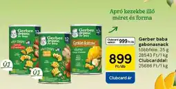 Tesco Gerber baba gabonasnack ajánlat