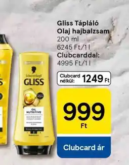 Tesco Gliss Tápláló Olaj hajbalzsam ajánlat