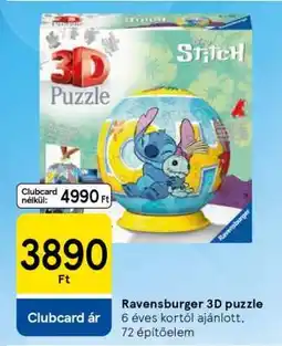 Tesco Ravensburger 3D-puzzle ajánlat