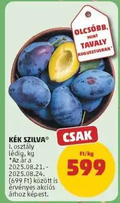 PENNY Kék szilva ajánlat