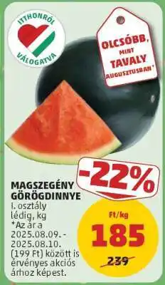 PENNY Magszegény görögdinnye ajánlat