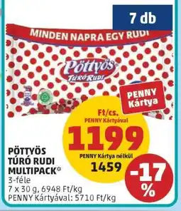 PENNY Pöttyös Túró Rudi Multipack ajánlat