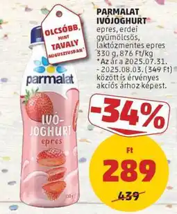 PENNY PARMALAT Ivójoghurt ajánlat