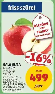 PENNY Gála alma ajánlat