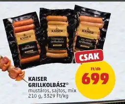 PENNY Kaiser grillkolbász ajánlat