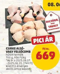PENNY Csirke alsó- vagy felsőcomb ajánlat