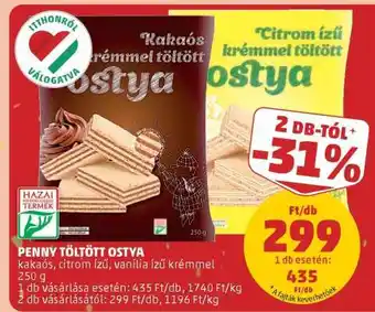 PENNY PENNY Töltött Ostya ajánlat