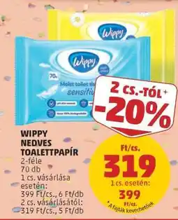 PENNY Wippy Nedves Toalettpapír ajánlat