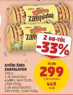 PENNY GYŐRI ÉDES Zabfalatok ajánlat