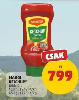 PENNY Maggi ketchup ajánlat