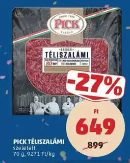 PENNY PICK Téliszalámi ajánlat