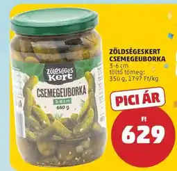 PENNY Zöldségeskert Csemegeuborka ajánlat
