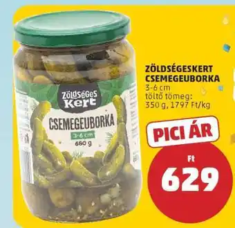 PENNY Zöldségeskert Csemegeuborka ajánlat