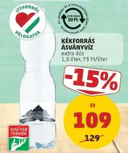 PENNY Kékforrás Ásványvíz ajánlat