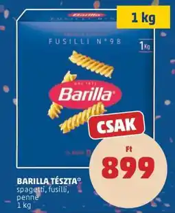 PENNY BARILLA TÉSZTA ajánlat