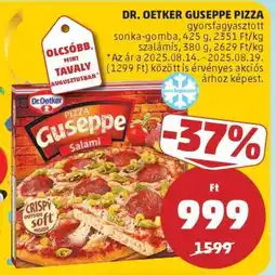 PENNY DR. OETKER Guseppe pizza ajánlat