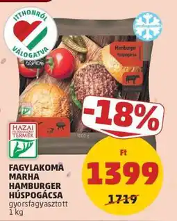 PENNY Fagylakoma Marha Hamburger Húspogácsa ajánlat