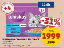 PENNY Whiskas Macskaeledel Multipack ajánlat
