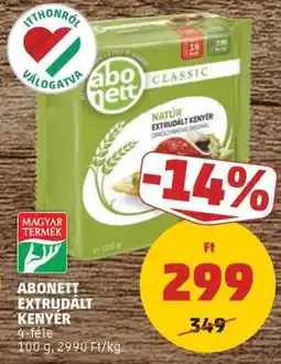 PENNY ABONETT Extrudált kenyér ajánlat
