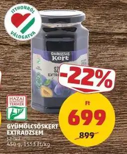 PENNY Gyümölcsöskert Extradzsem ajánlat
