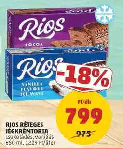 PENNY RIOS RÉTEGES JÉGKRÉMTORTA ajánlat