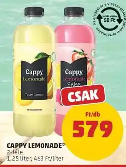 PENNY Cappy Lemonade ajánlat